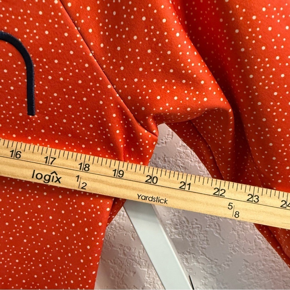 Burton WB Peak Hoodie Orange Fleece Lined Full Zip Ski Jacket Women's Large Snow - Picture 13 of 14